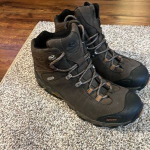 Oboz Bridger mid waterproof hike boot brown men’s size 11 worn once like new